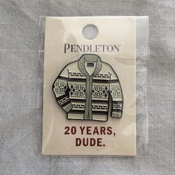 Pendleton Other - Pendleton 20 yrs Westerly Big Lebowski enamel pin